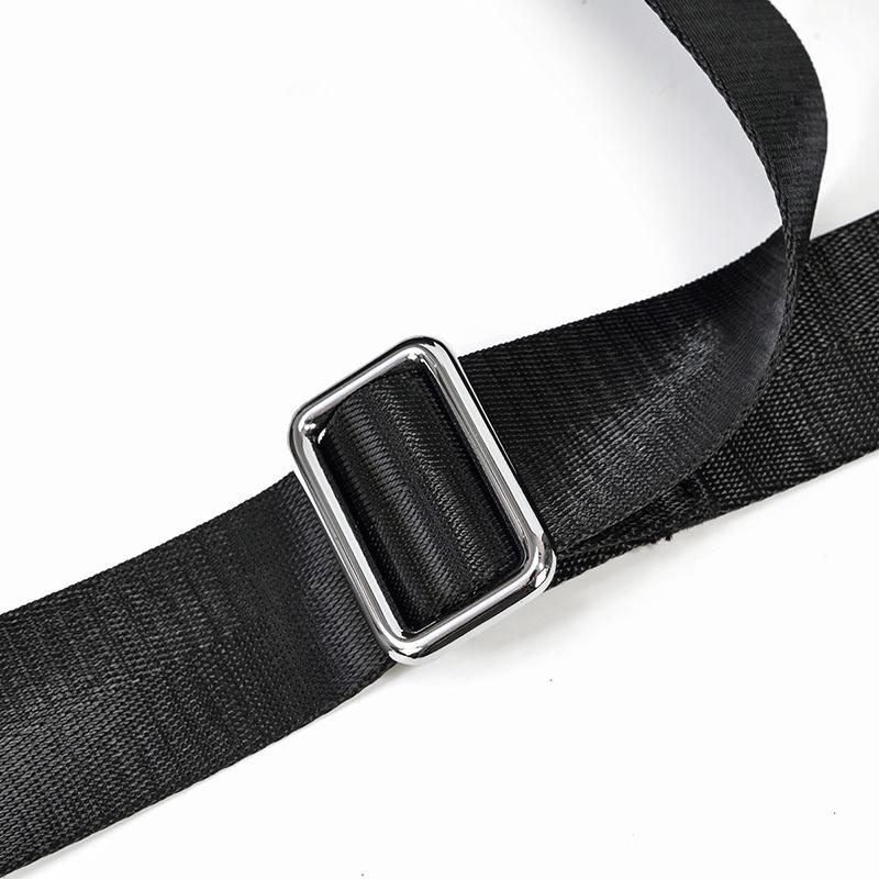 Black Leather Duffle Bag | MERIDA - Image 27