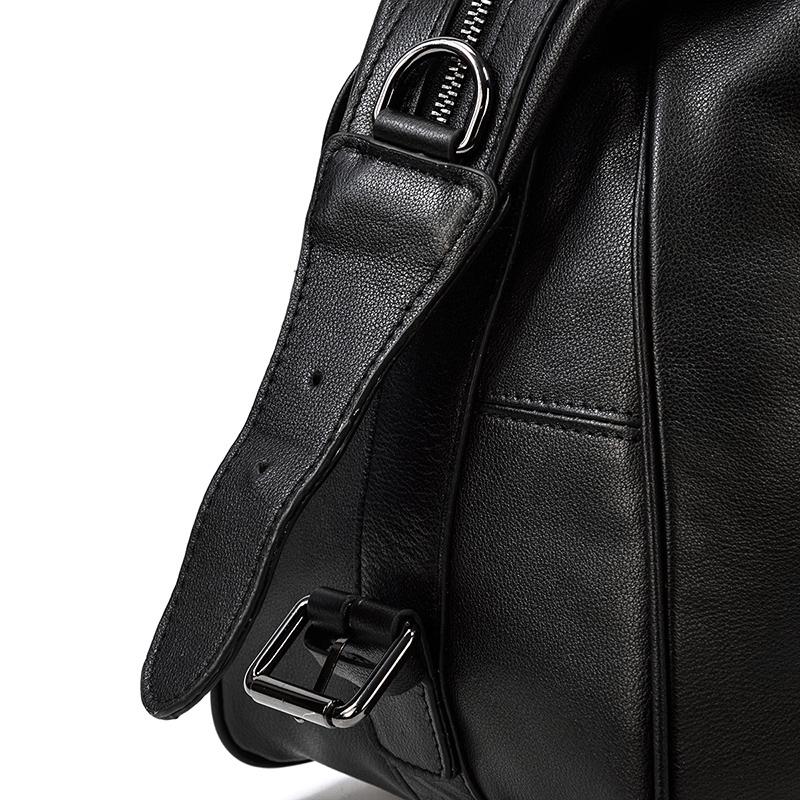 Black Leather Holdall | MONTERREY - Image 18