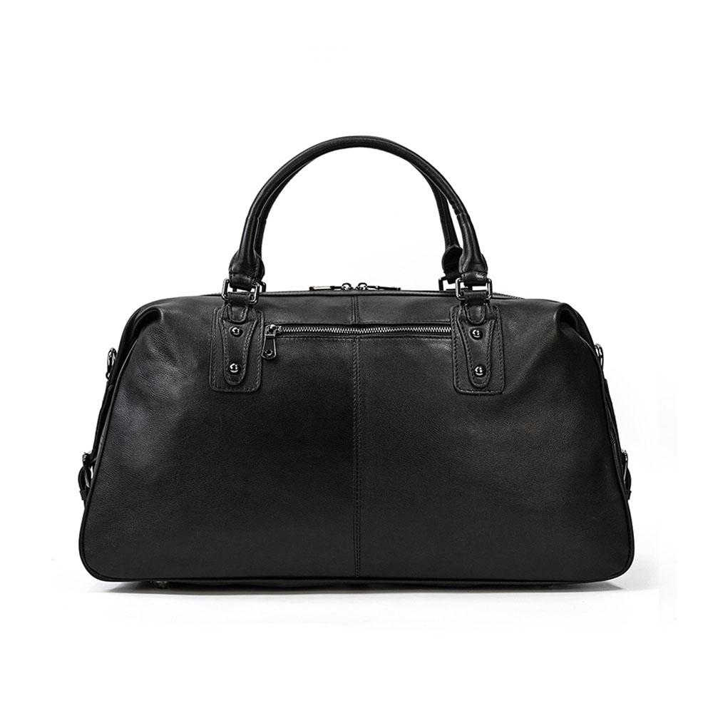 Black Leather Holdall | MONTERREY - Image 2
