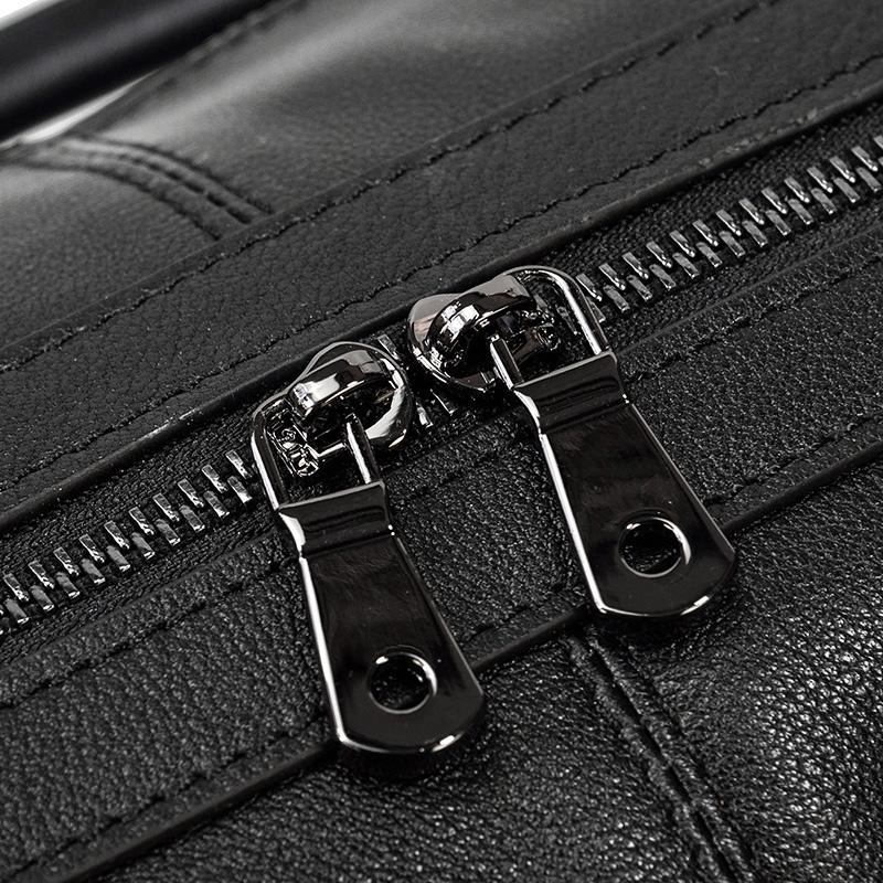 Black Leather Holdall | MONTERREY - Image 20