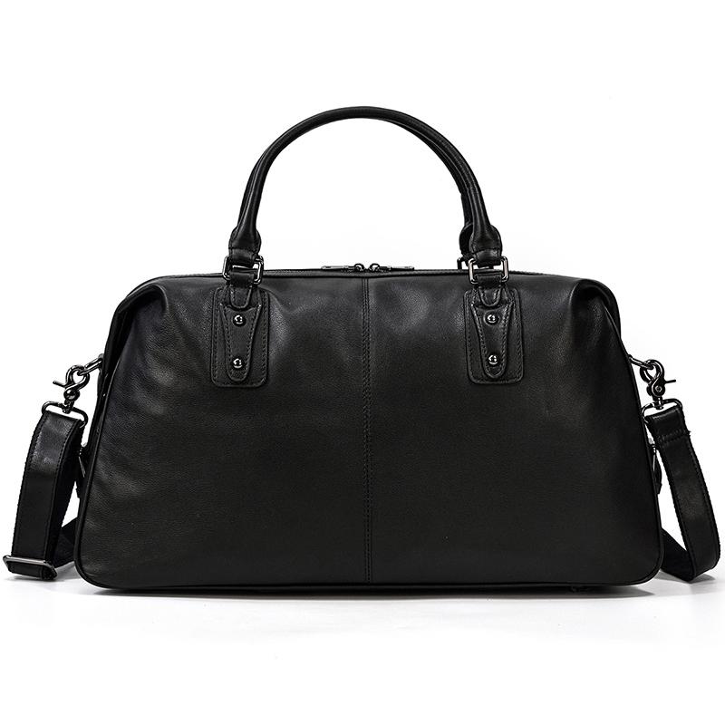 Black Leather Holdall | MONTERREY - Image 3