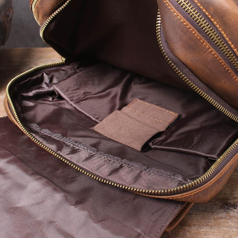 Brown Leather Rucksack | ÅRE - Image 10