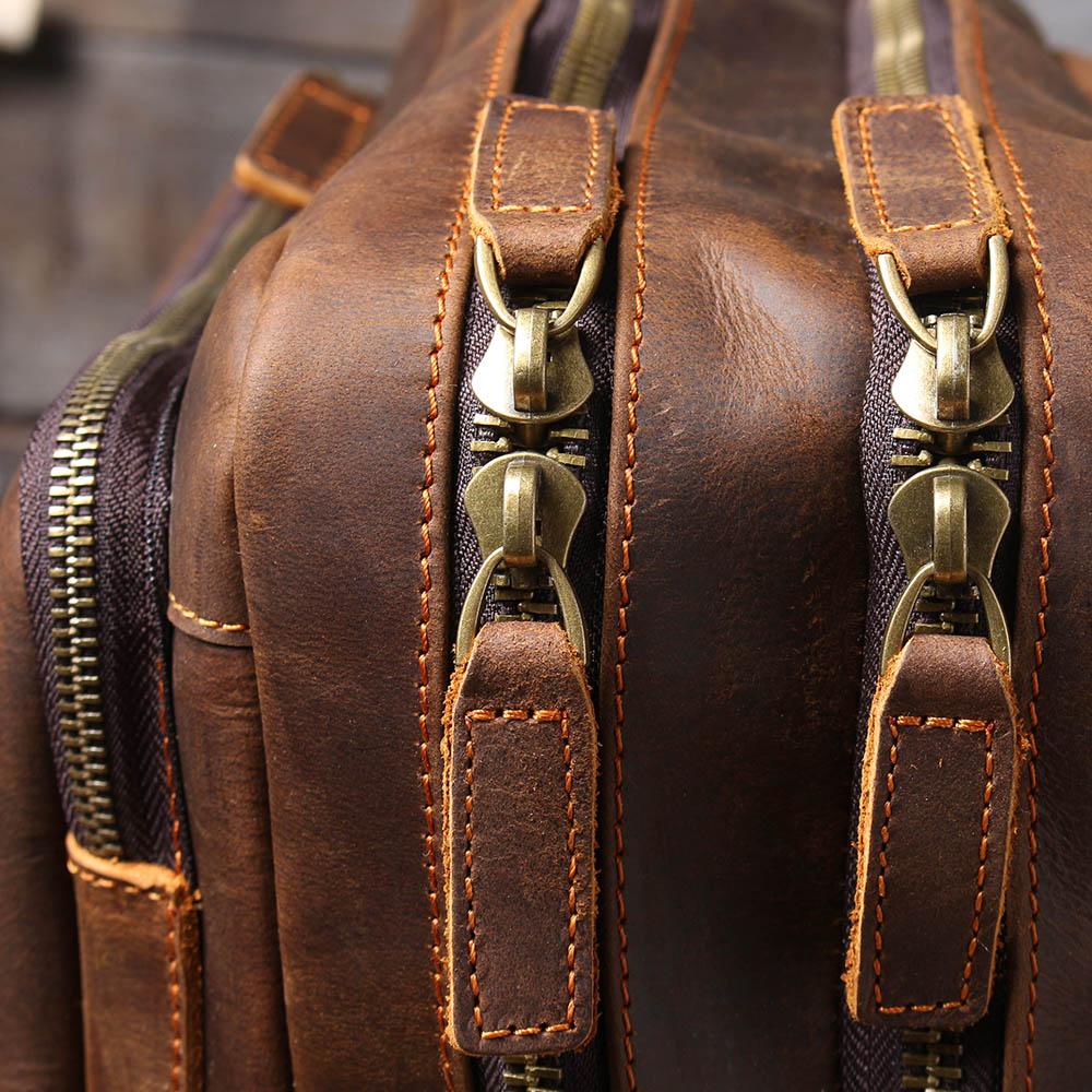 Brown Leather Rucksack | ÅRE - Image 24