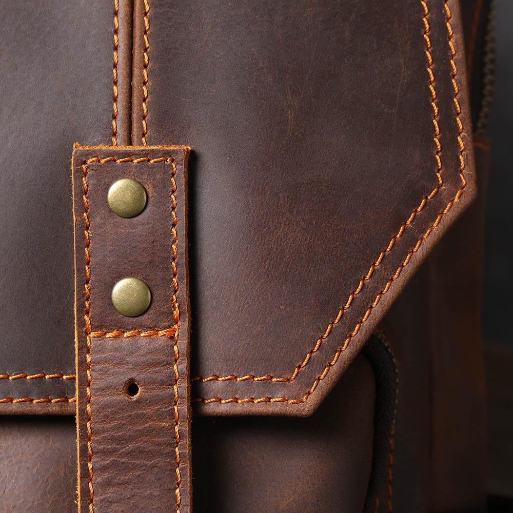 Brown Leather Rucksack | ÅRE - Image 28