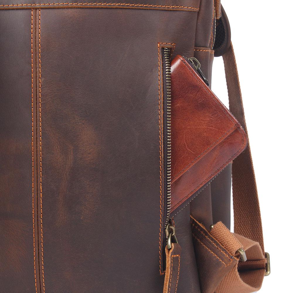 Brown Leather Rucksack | ÅRE - Image 30