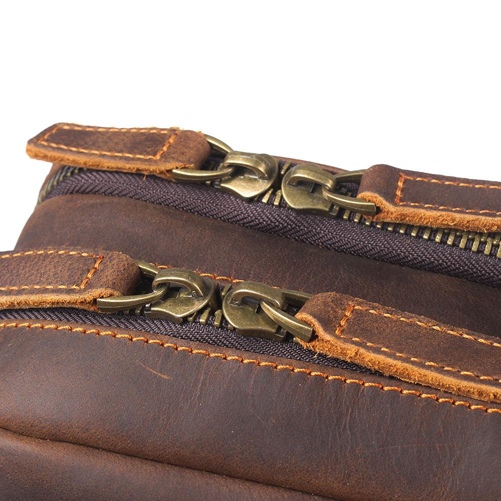 Brown Leather Rucksack | ÅRE - Image 32