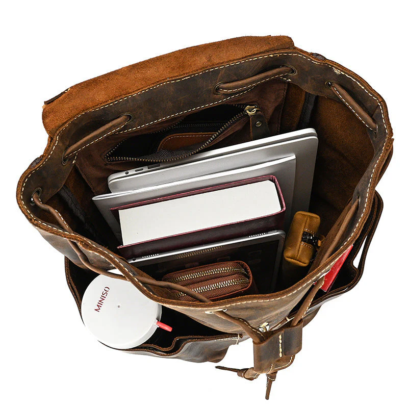 Ladies Leather Backpack | KYIA - Image 11
