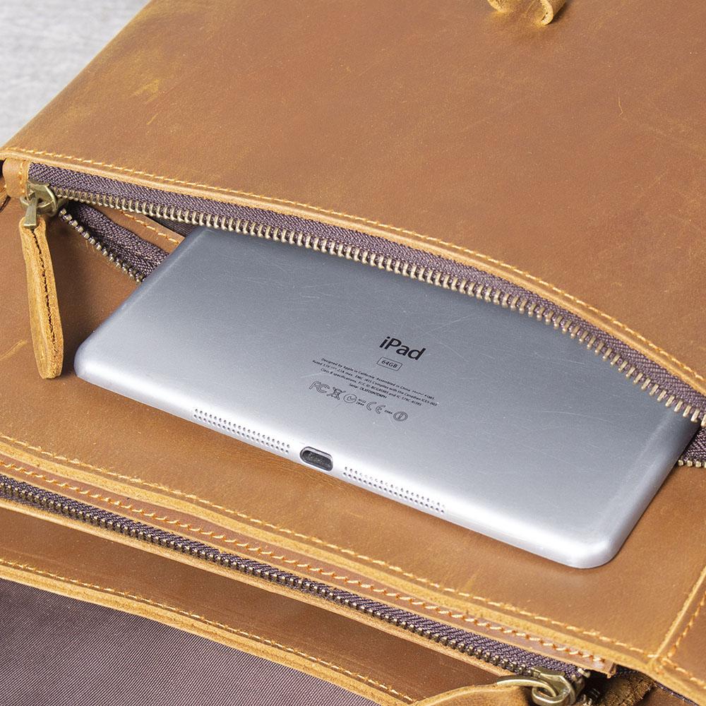 Leather Business Backpack | LYVE - Image 21
