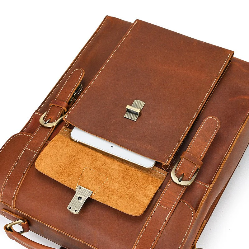 Leather Convertible Backpack | OWAÏ - Image 18