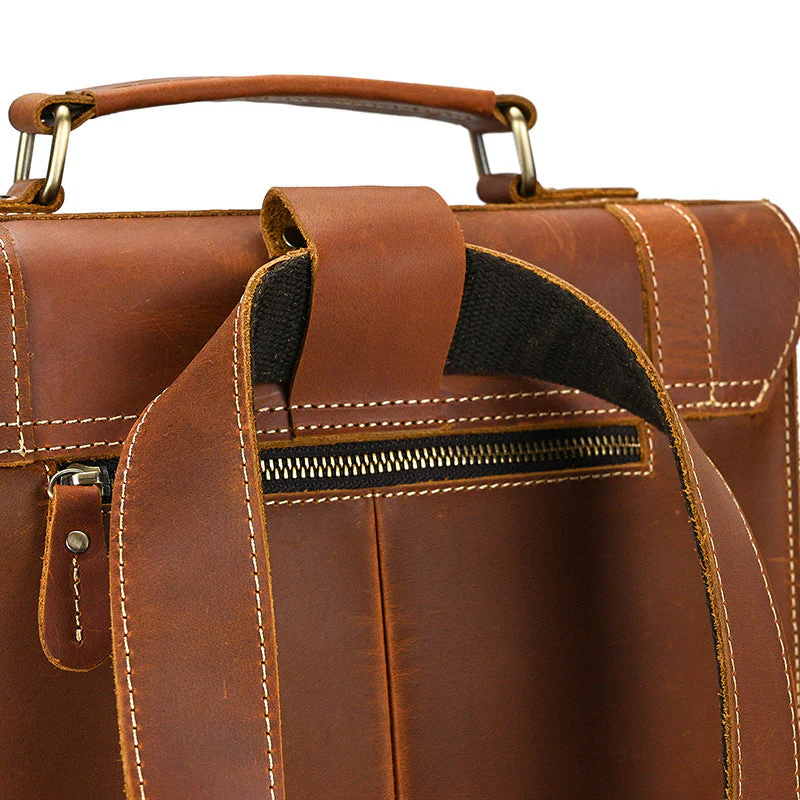 Leather Convertible Backpack | OWAÏ - Image 21