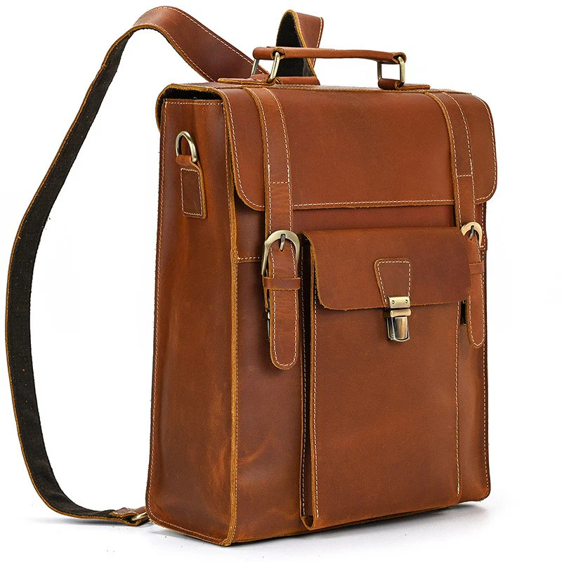 Leather Convertible Backpack | OWAÏ - Image 3
