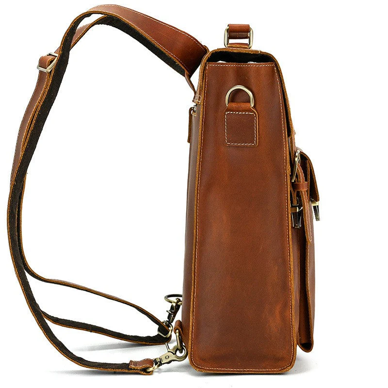 Leather Convertible Backpack | OWAÏ - Image 4
