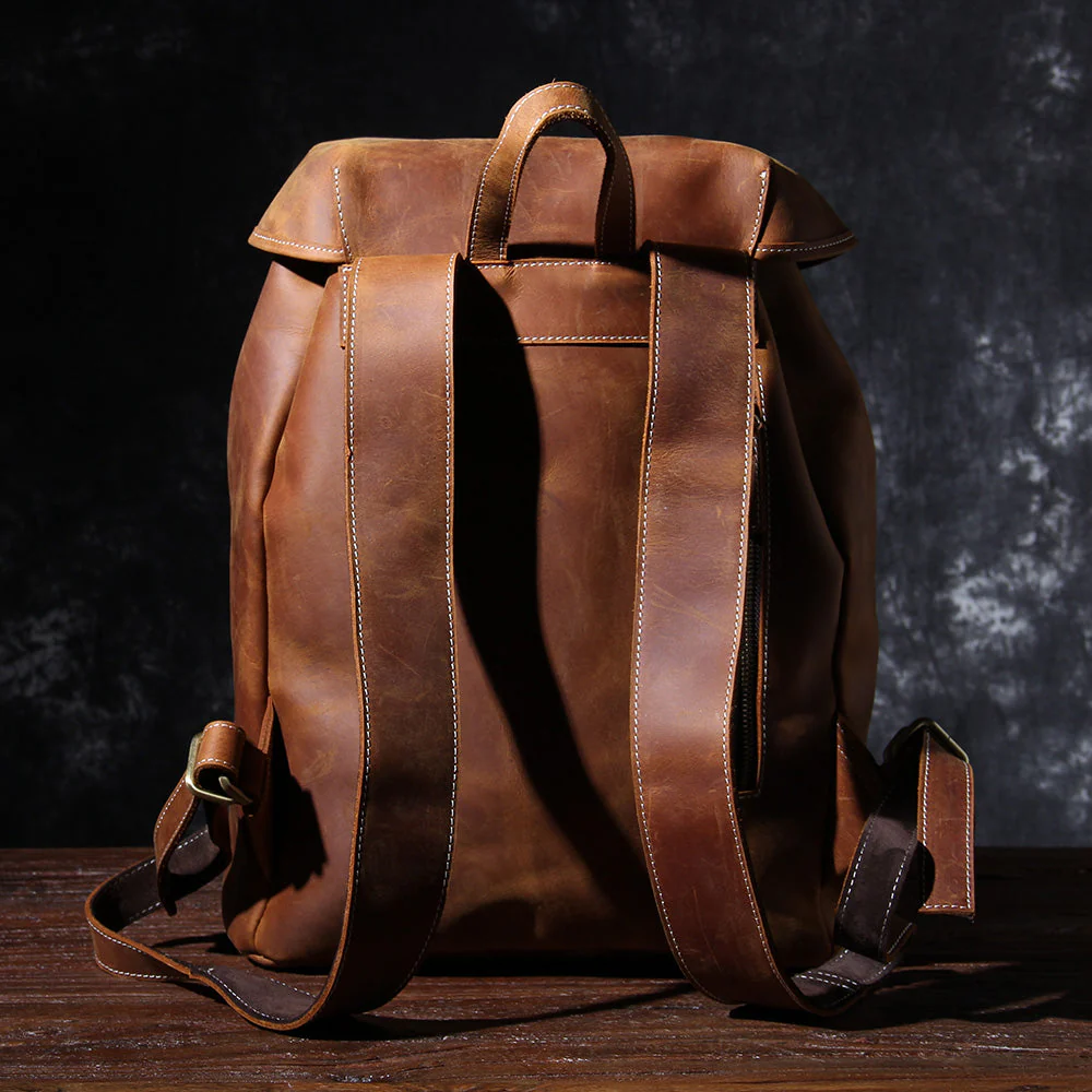 Leather Knapsack | KALINKA - Image 6
