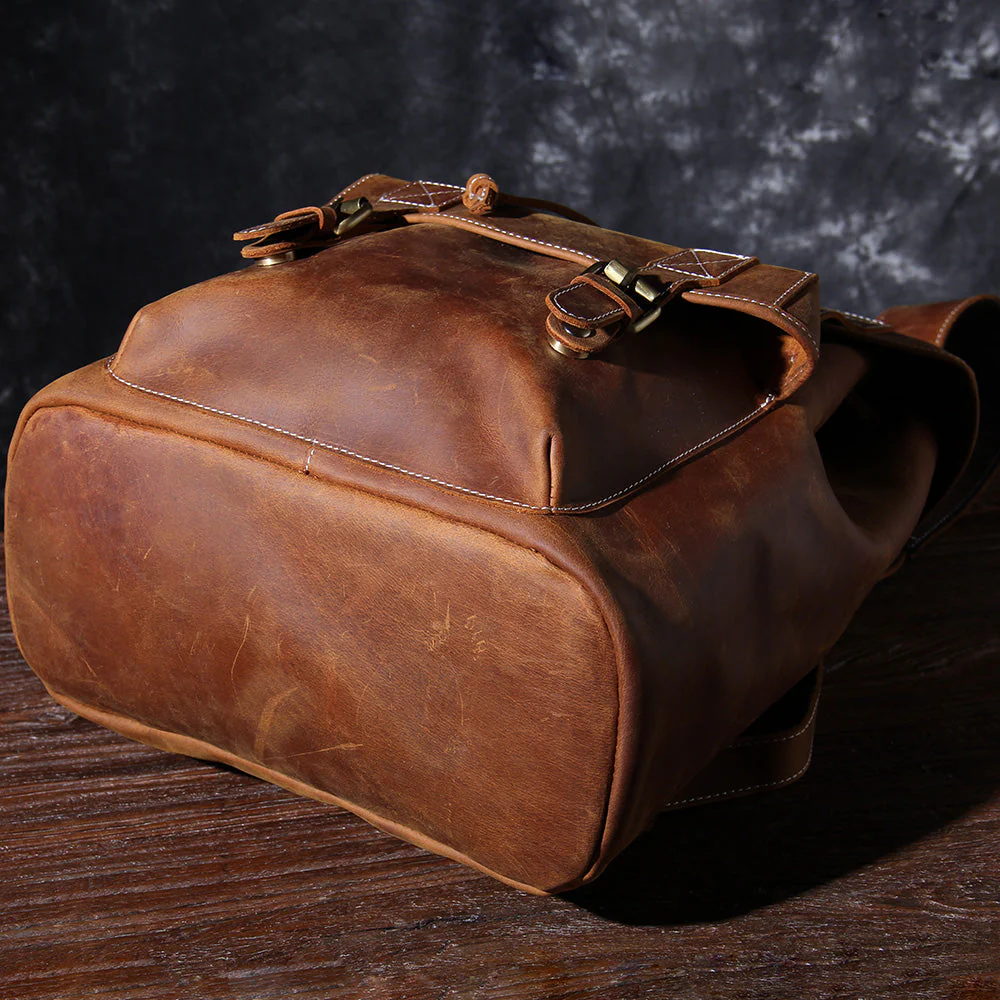 Leather Knapsack | KALINKA - Image 8
