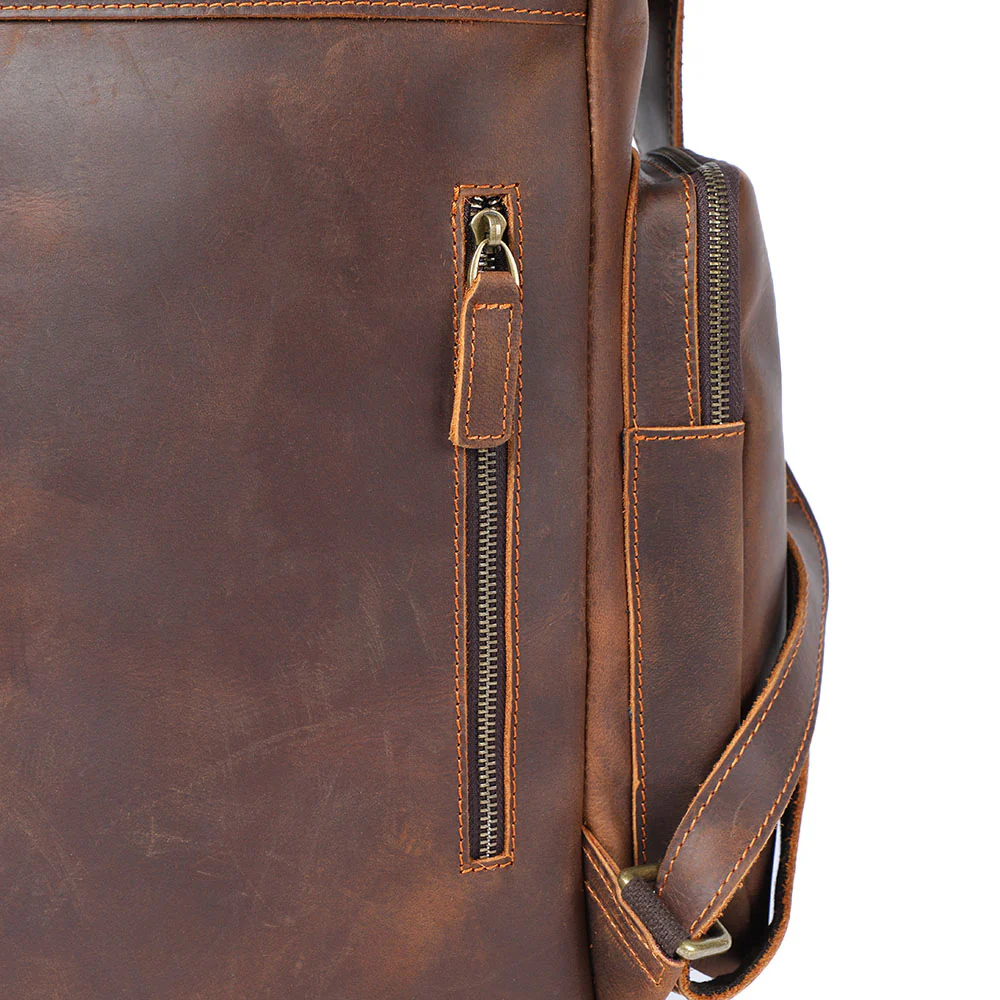 Leather Laptop Backpack | HORE - Image 19