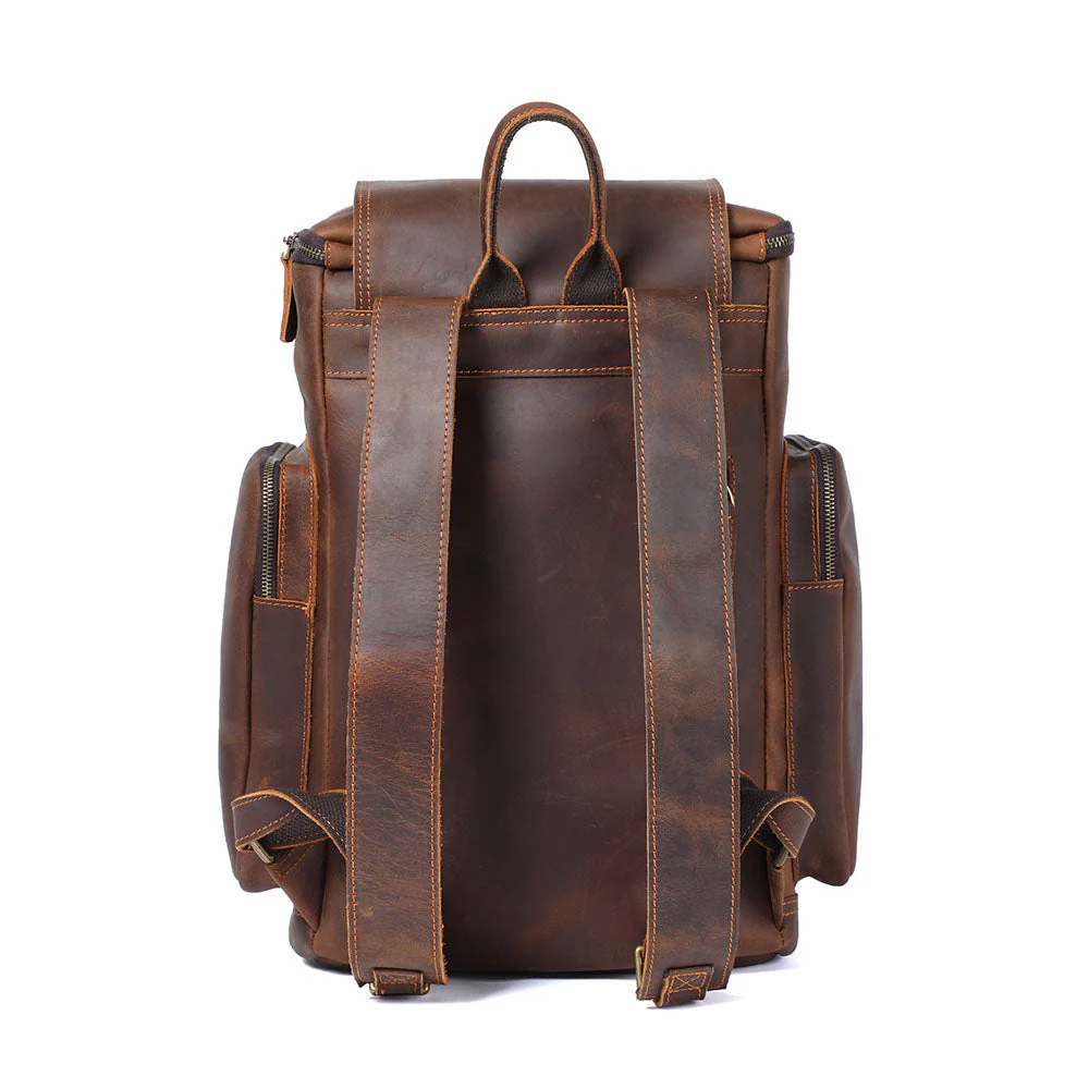 Leather Laptop Backpack | HORE - Image 4