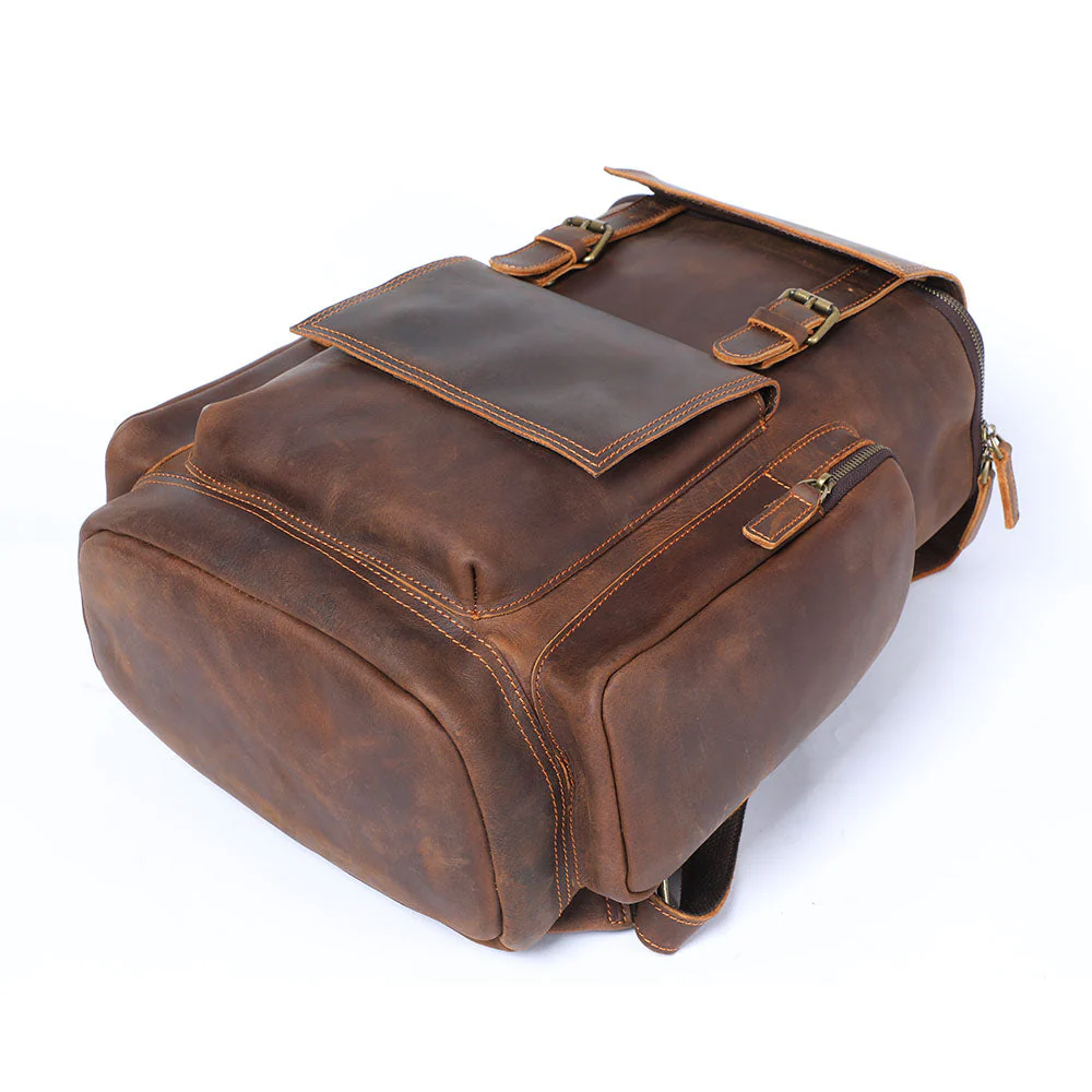 Leather Laptop Backpack | HORE - Image 6