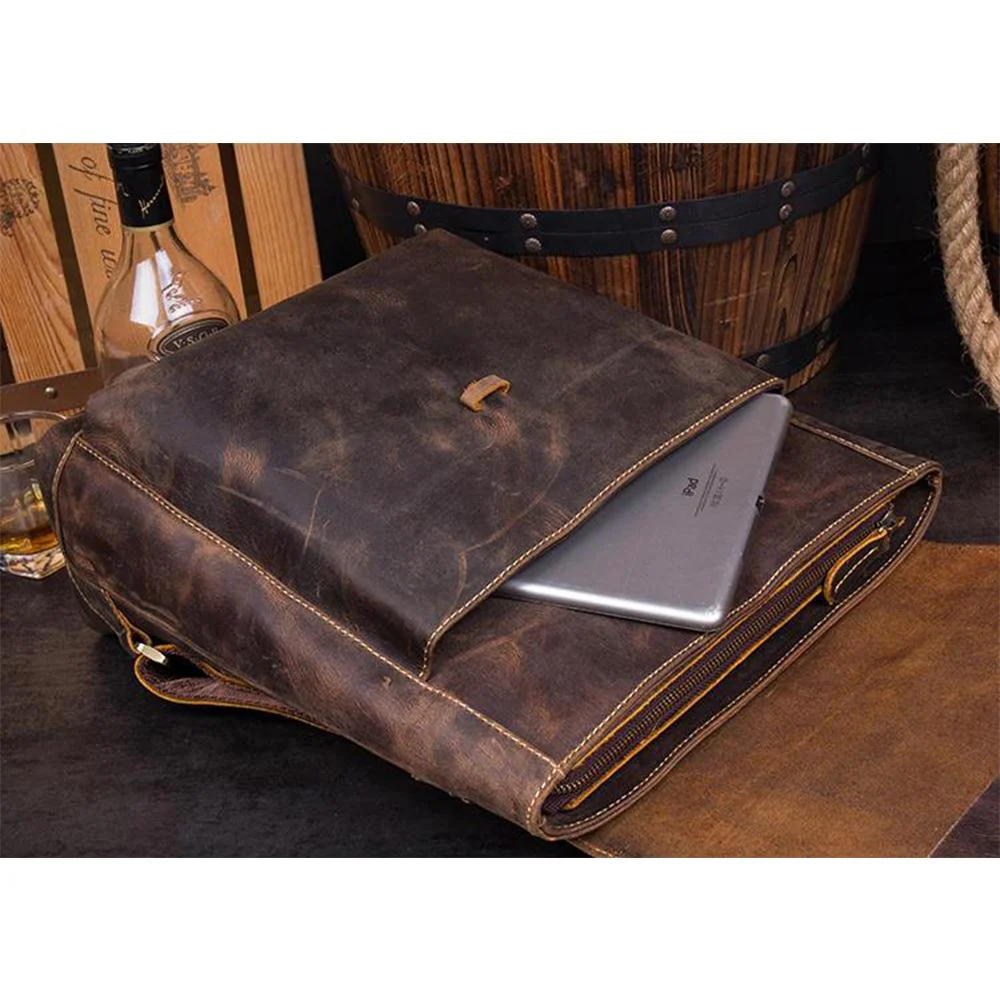 Leather Laptop Bag | OLAV - Image 11