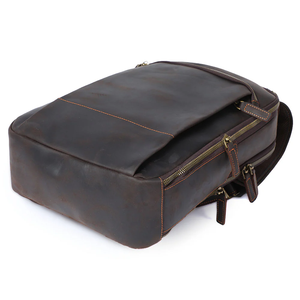 Leather Laptop Rucksack | ROSKA - Image 10