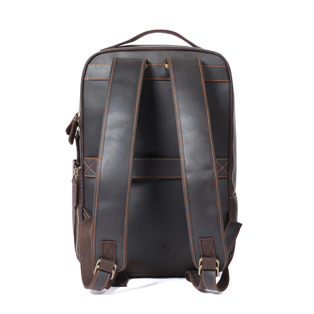 Leather Laptop Rucksack | ROSKA - Image 11