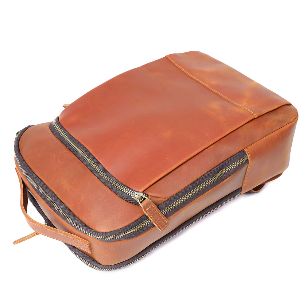 Leather Laptop Rucksack | ROSKA - Image 12
