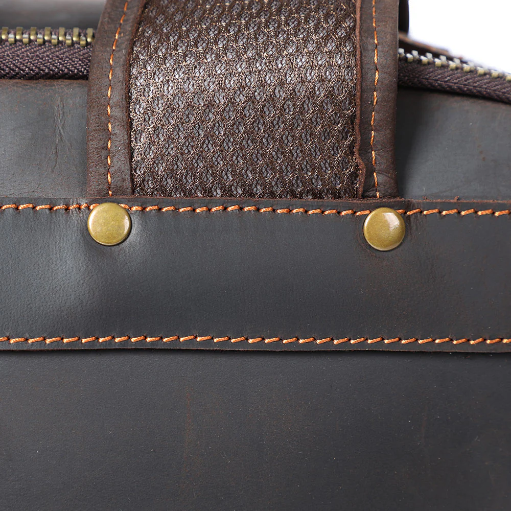 Leather Laptop Rucksack | ROSKA - Image 21