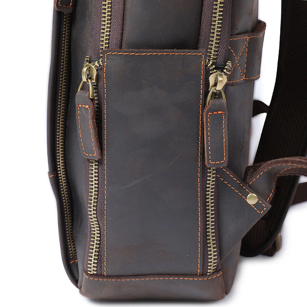 Leather Laptop Rucksack | ROSKA - Image 22