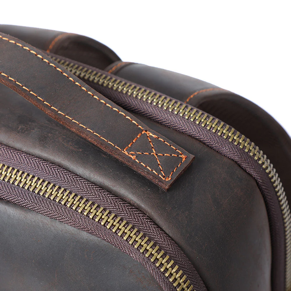 Leather Laptop Rucksack | ROSKA - Image 23