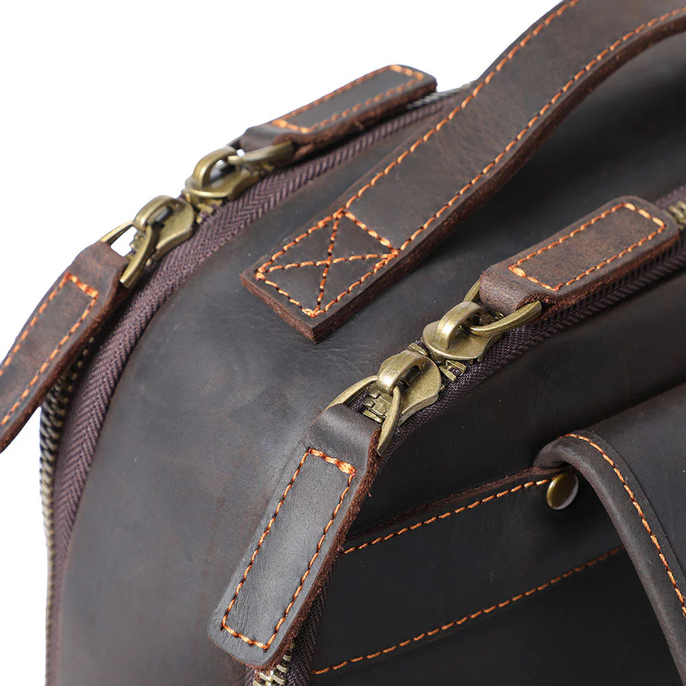 Leather Laptop Rucksack | ROSKA - Image 24