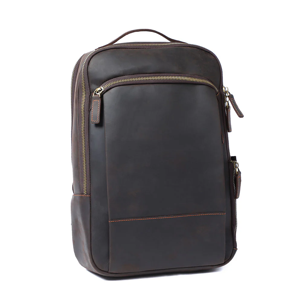 Leather Laptop Rucksack | ROSKA - Image 4
