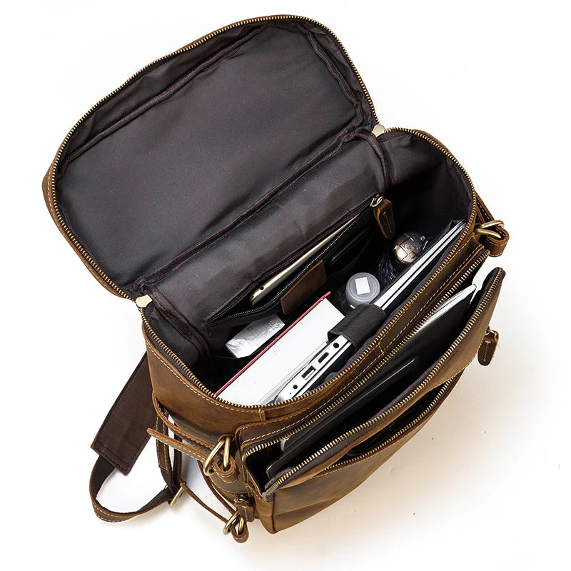 Leather Rucksack Backpack | NOVOA - Image 10