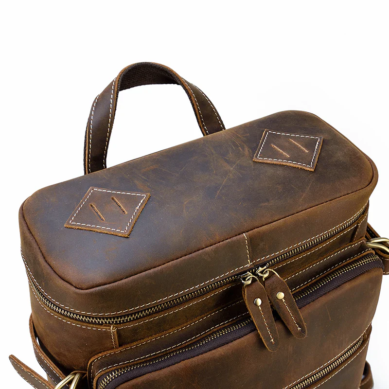 Leather Rucksack Backpack | NOVOA - Image 14