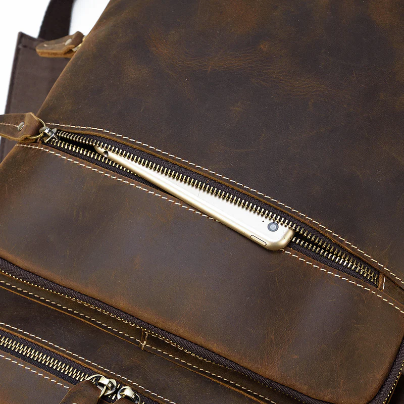 Leather Rucksack Backpack | NOVOA - Image 16