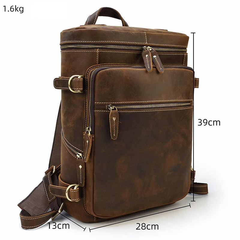 Leather Rucksack Backpack | NOVOA - Image 3