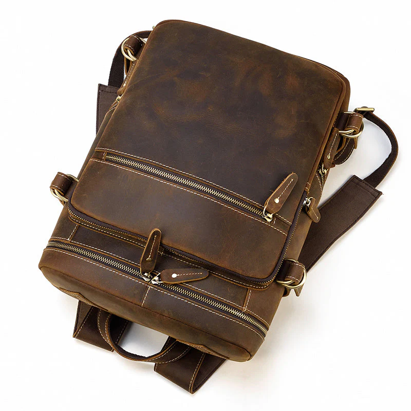 Leather Rucksack Backpack | NOVOA - Image 6