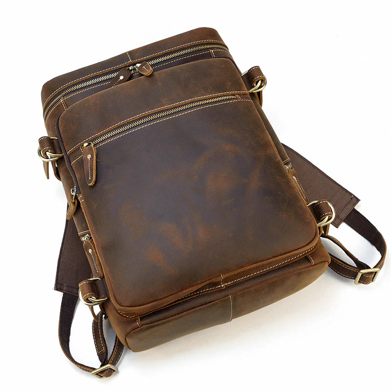 Leather Rucksack Backpack | NOVOA - Image 7