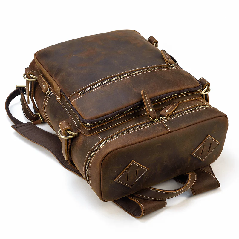 Leather Rucksack Backpack | NOVOA - Image 8