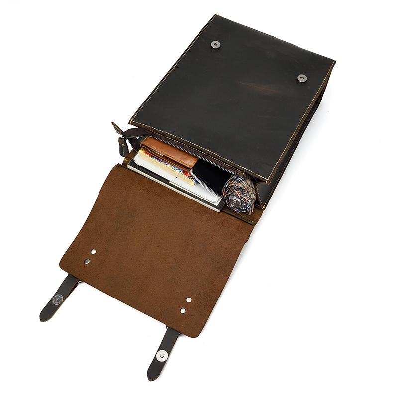 Leather Rucksack Handbag | TYA - Image 10