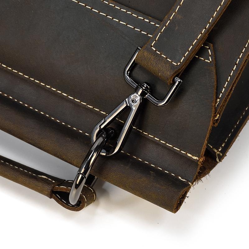 Leather Rucksack Handbag | TYA - Image 12