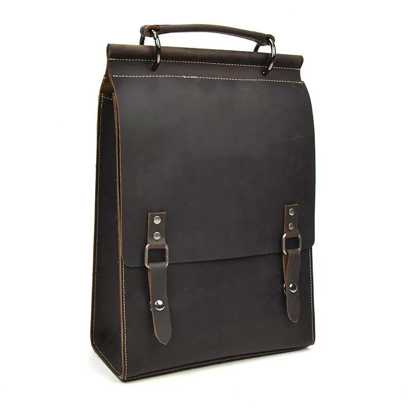 Leather Rucksack Handbag | TYA - Image 2