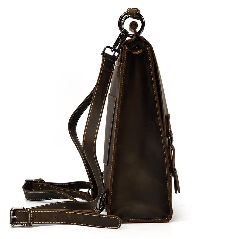 Leather Rucksack Handbag | TYA - Image 4