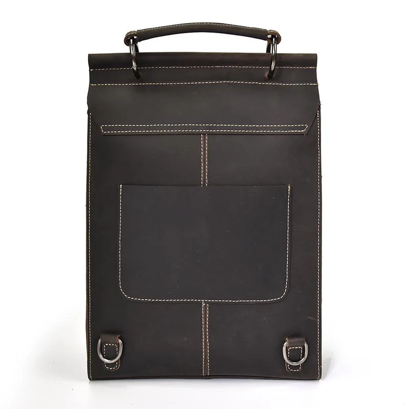 Leather Rucksack Handbag | TYA - Image 5