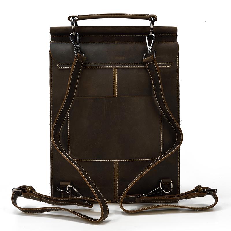 Leather Rucksack Handbag | TYA - Image 7