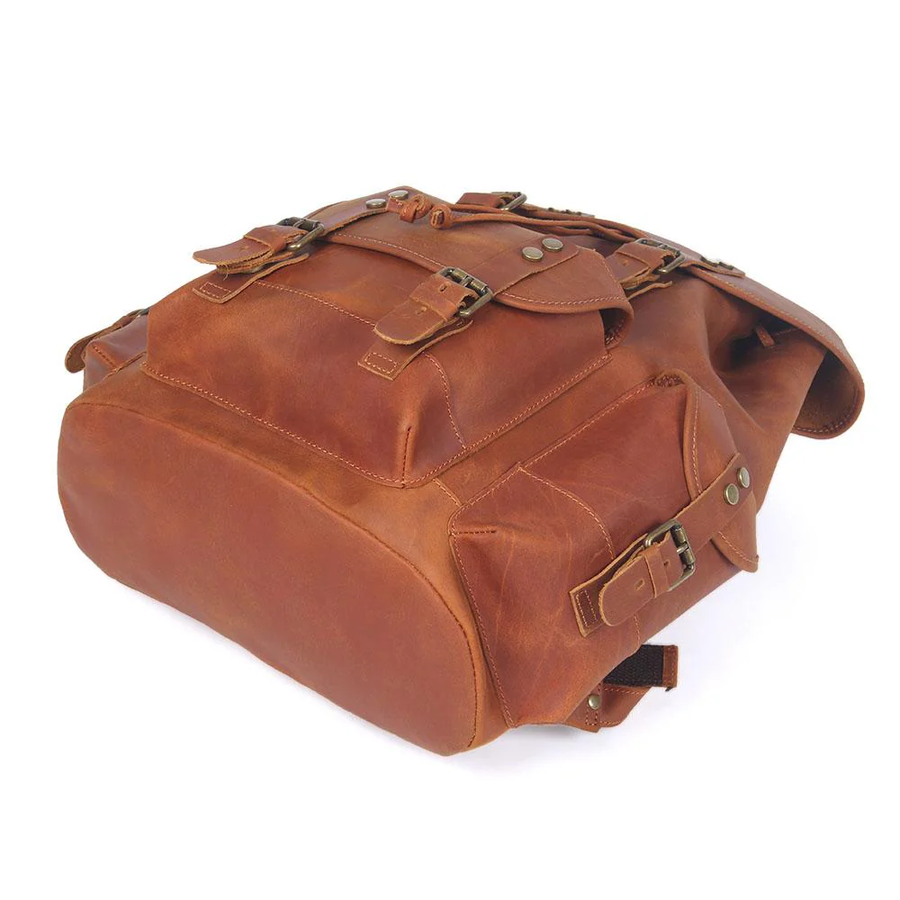 Leather Travel Backpack | WATERLOO - Image 10