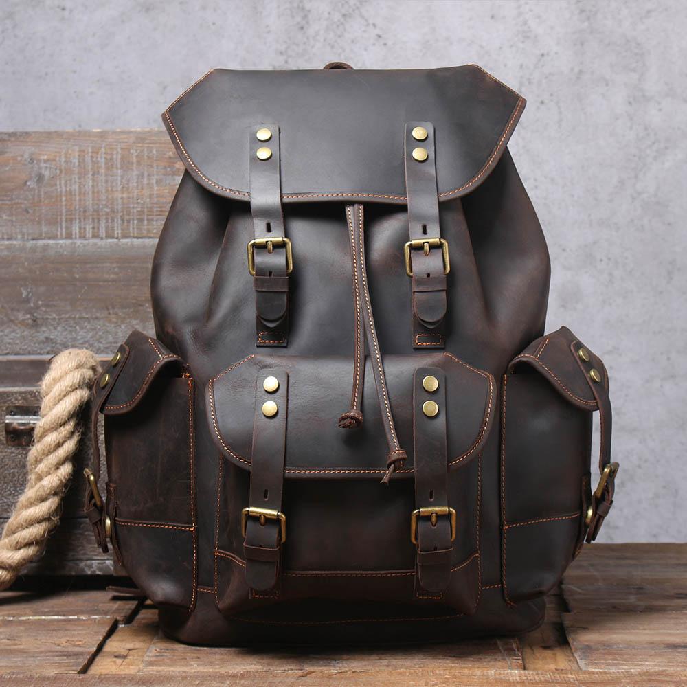 Leather Travel Backpack | WATERLOO - Image 13