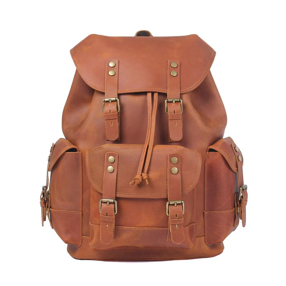 Leather Travel Backpack | WATERLOO - Image 2