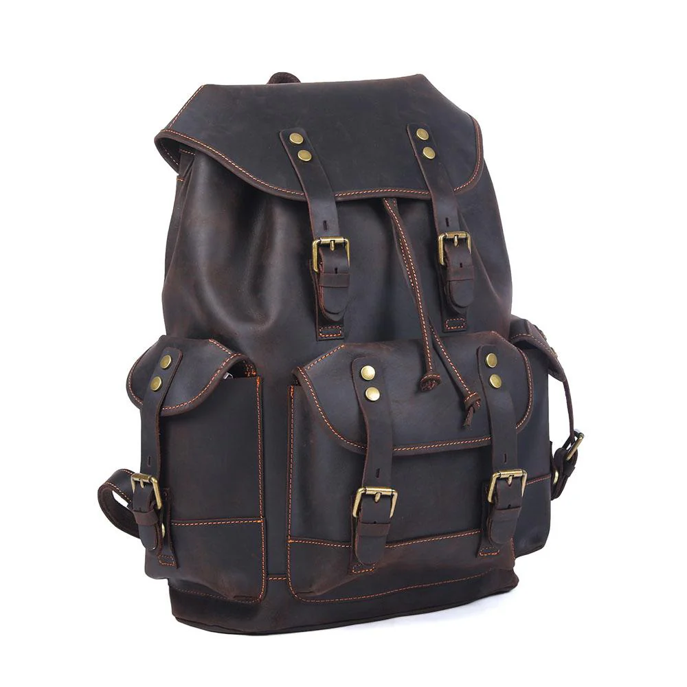 Leather Travel Backpack | WATERLOO - Image 3