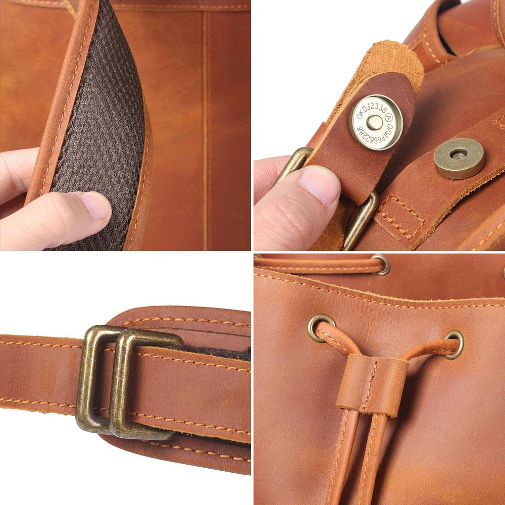 Leather Travel Backpack | WATERLOO - Image 30