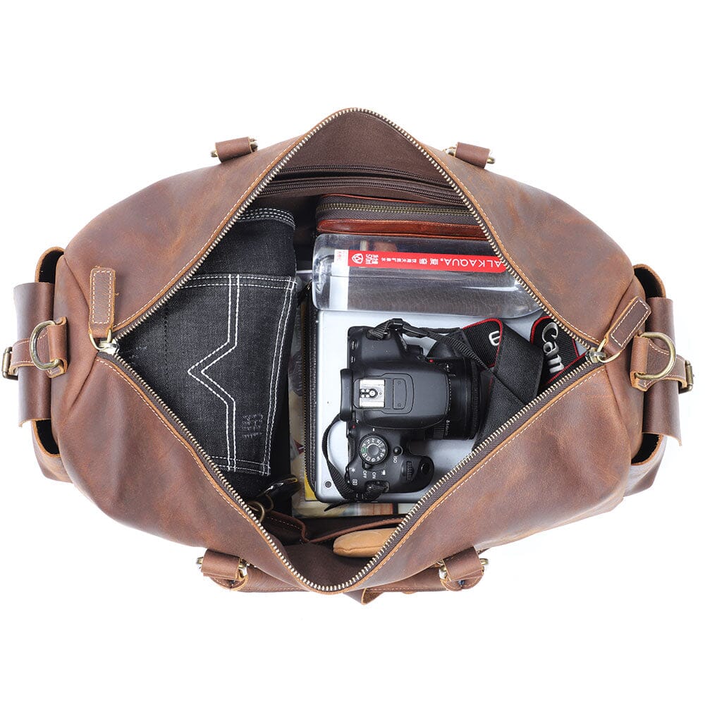Leather Travel Duffle Bag | CARACAS - Image 11