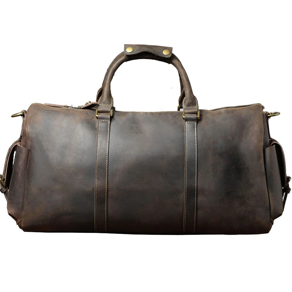 Leather Travel Duffle Bag | CARACAS - Image 3